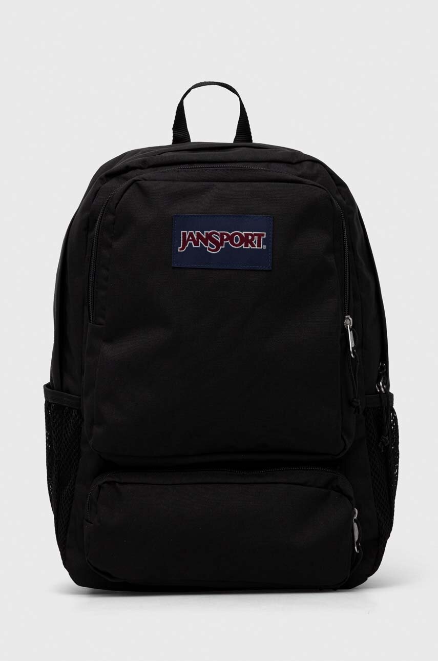 Jansport rucsac culoarea negru, mic, cu imprimeu