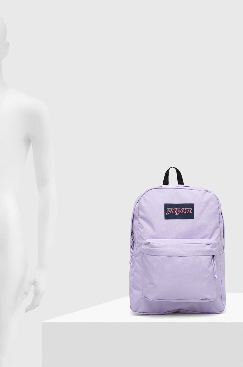 Σακίδιο πλάτης Jansport χρώμα: μοβ φωτογραφία