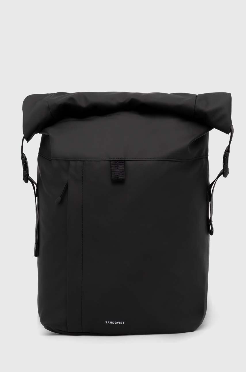 E-shop Batoh Sandqvist Konrad černá barva, velký, hladký, SQA1605
