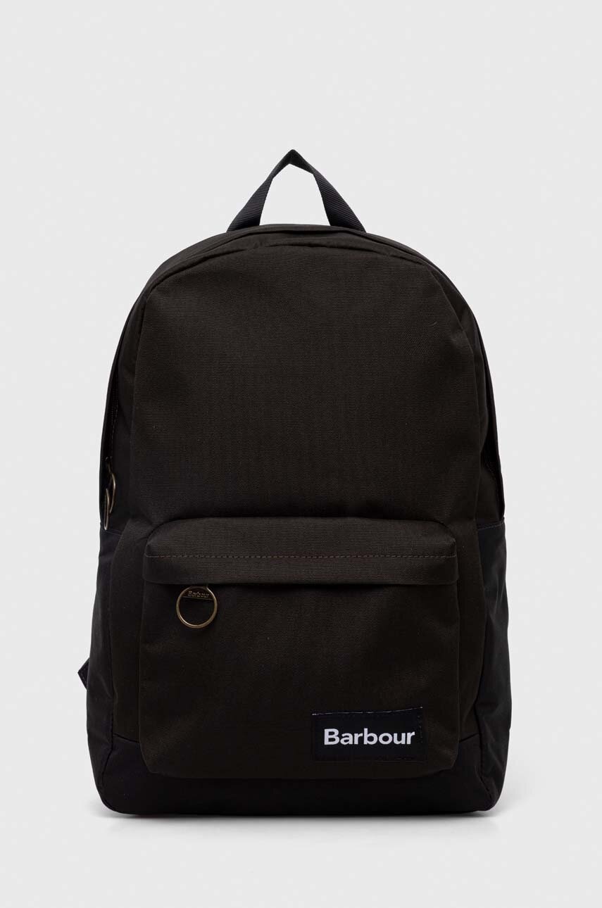 Barbour rucsac culoarea negru, mare, neted Barbour rucsac culoarea negru, mare, neted