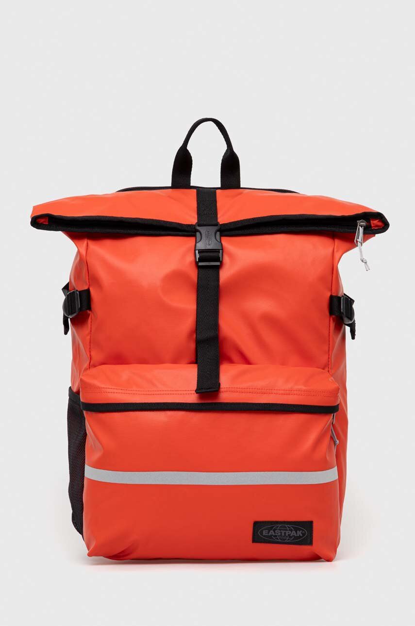 Batoh Eastpak oranžová barva, velký, vzorovaný - oranžová - 100 % Polyester