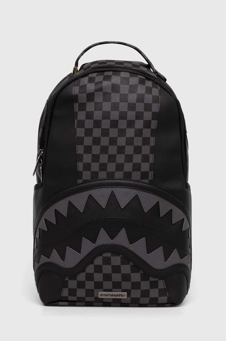 

Рюкзак Sprayground колір сірий великий візерунок