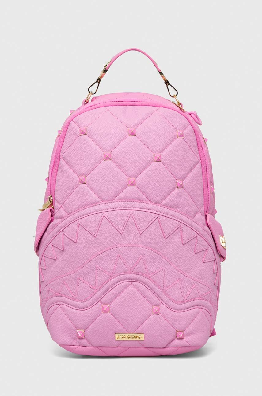 

Рюкзак Sprayground цвет розовый большой с аппликацией