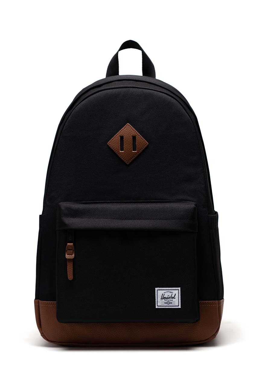 Herschel rucsac 11383-00055-OS Heritage Backpack culoarea negru, mare, neted