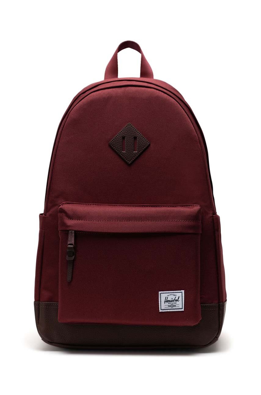 E-shop Batoh Herschel 11383-05918-OS Heritage Backpack vínová barva, velký, hladký