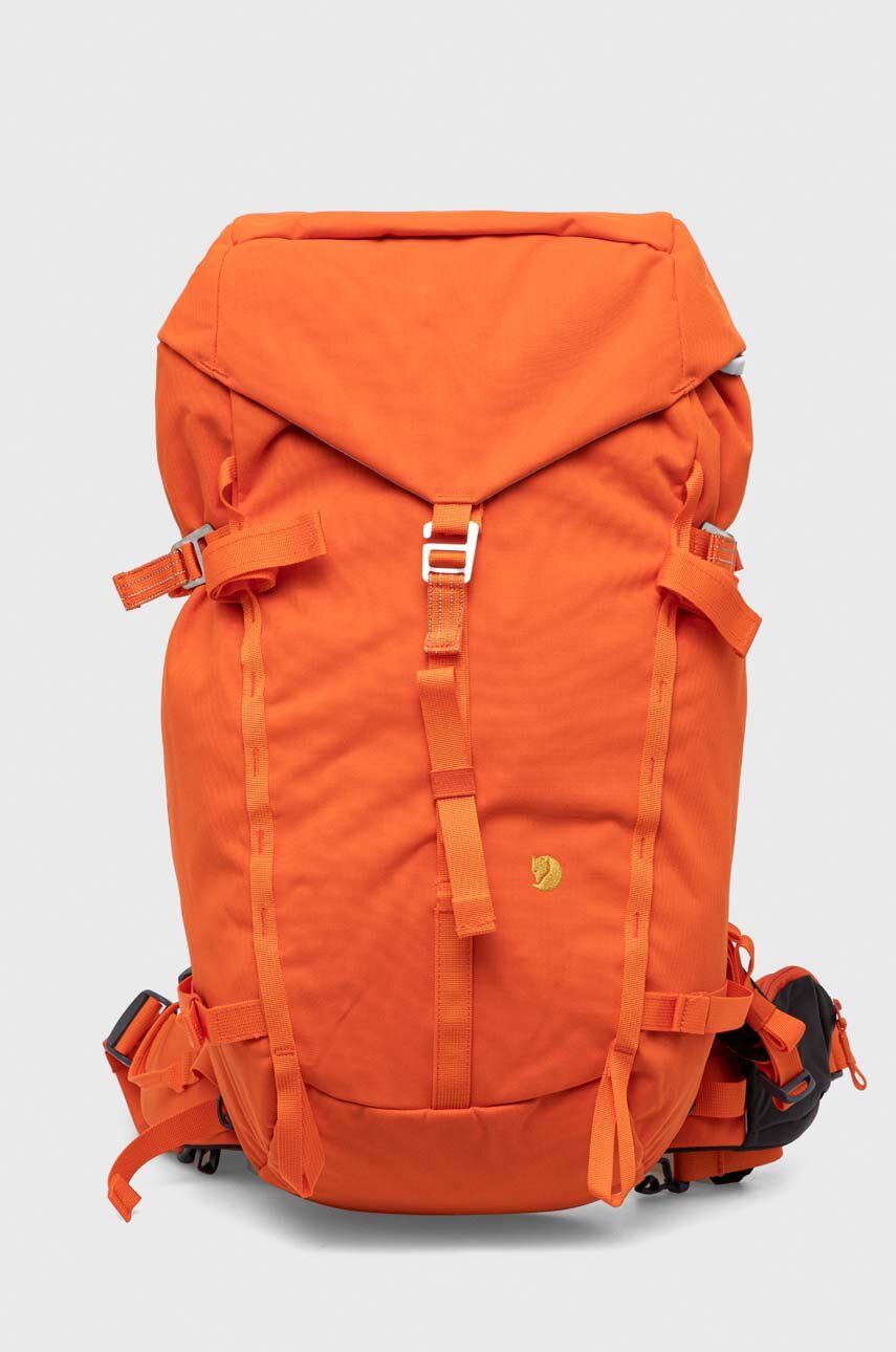 Batoh Fjallraven Bergtagen oranžová barva, velký, hladký - oranžová - 100 % Polyamid