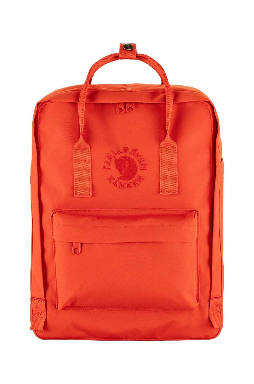 

Раница Fjallraven Re-Kanken в розово голям размер с изчистен дизайн F23548, Червен