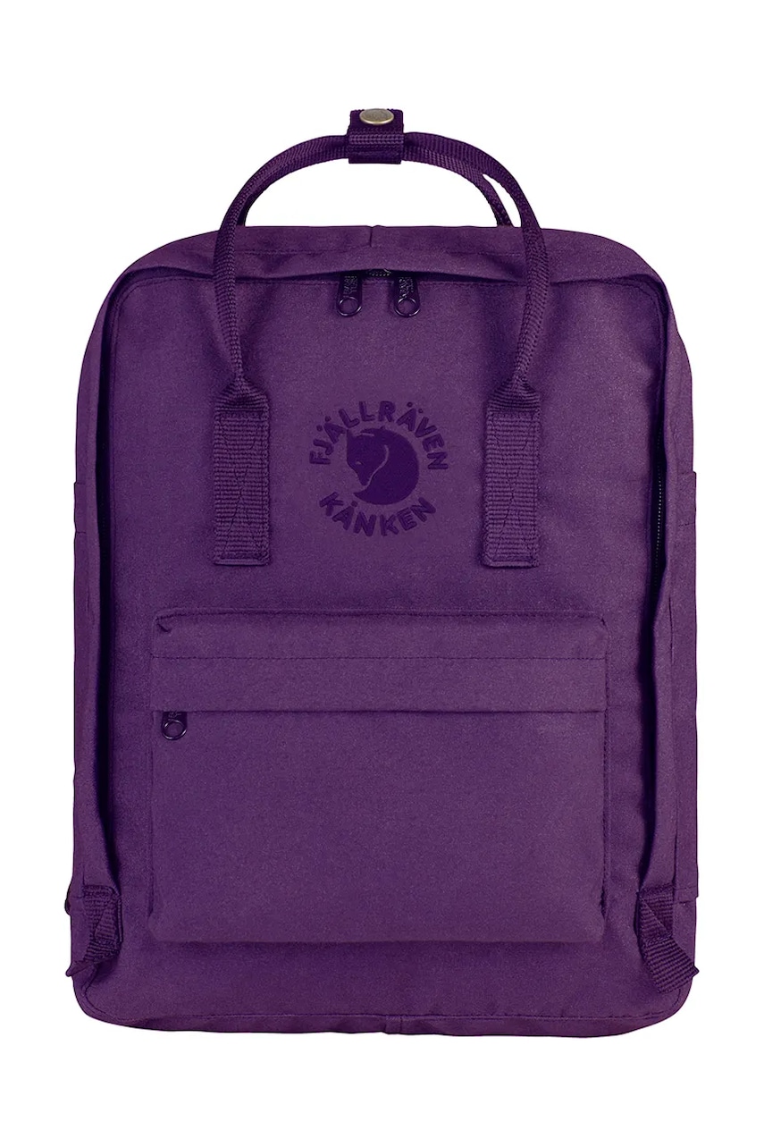 Fjallraven rucsac Re-Kanken culoarea violet, mare, neted, F23548 Fjallraven rucsac Re-Kanken culoarea violet, mare, neted, F23548