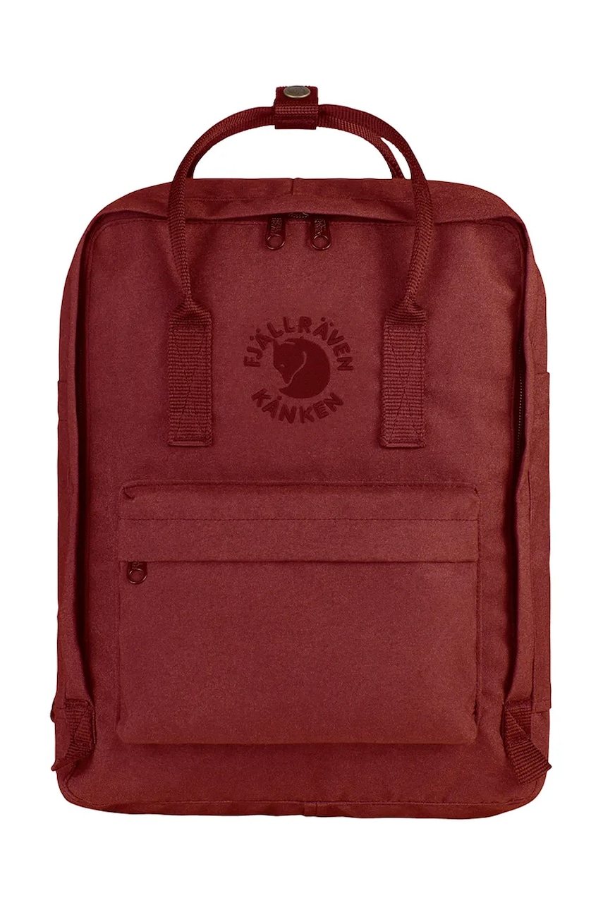 Fjallraven rucsac Re-Kanken culoarea bordo, mare, neted, F23548 Fjallraven rucsac Re-Kanken culoarea bordo, mare, neted, F23548
