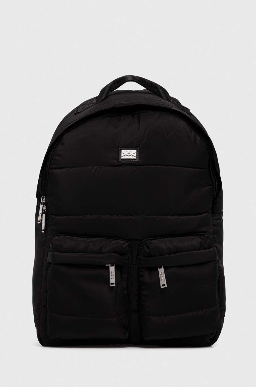 United Colors of Benetton rucsac culoarea negru, mare, neted