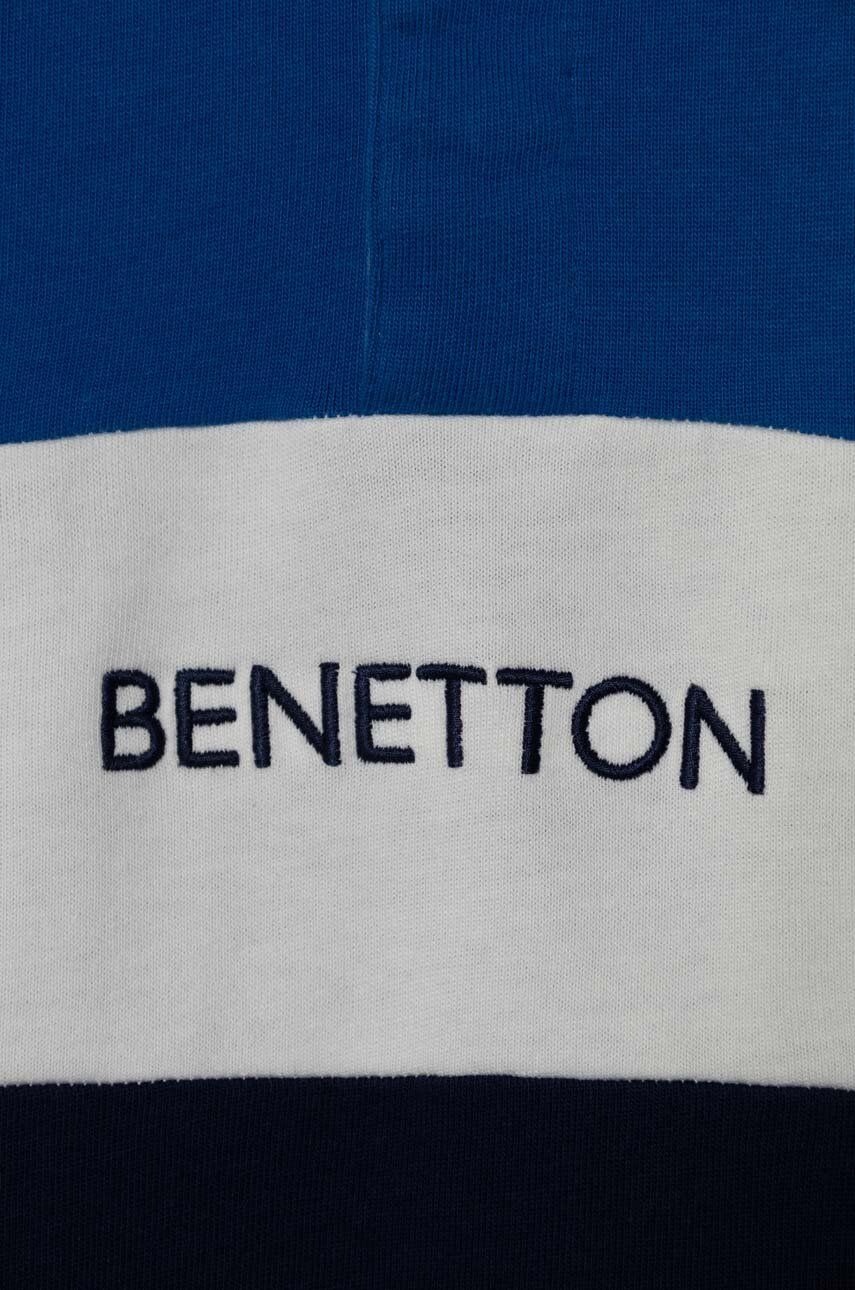 United Colors Of Benetton Longsleeve Din Bumbac Pentru Copii Cu Imprimeu