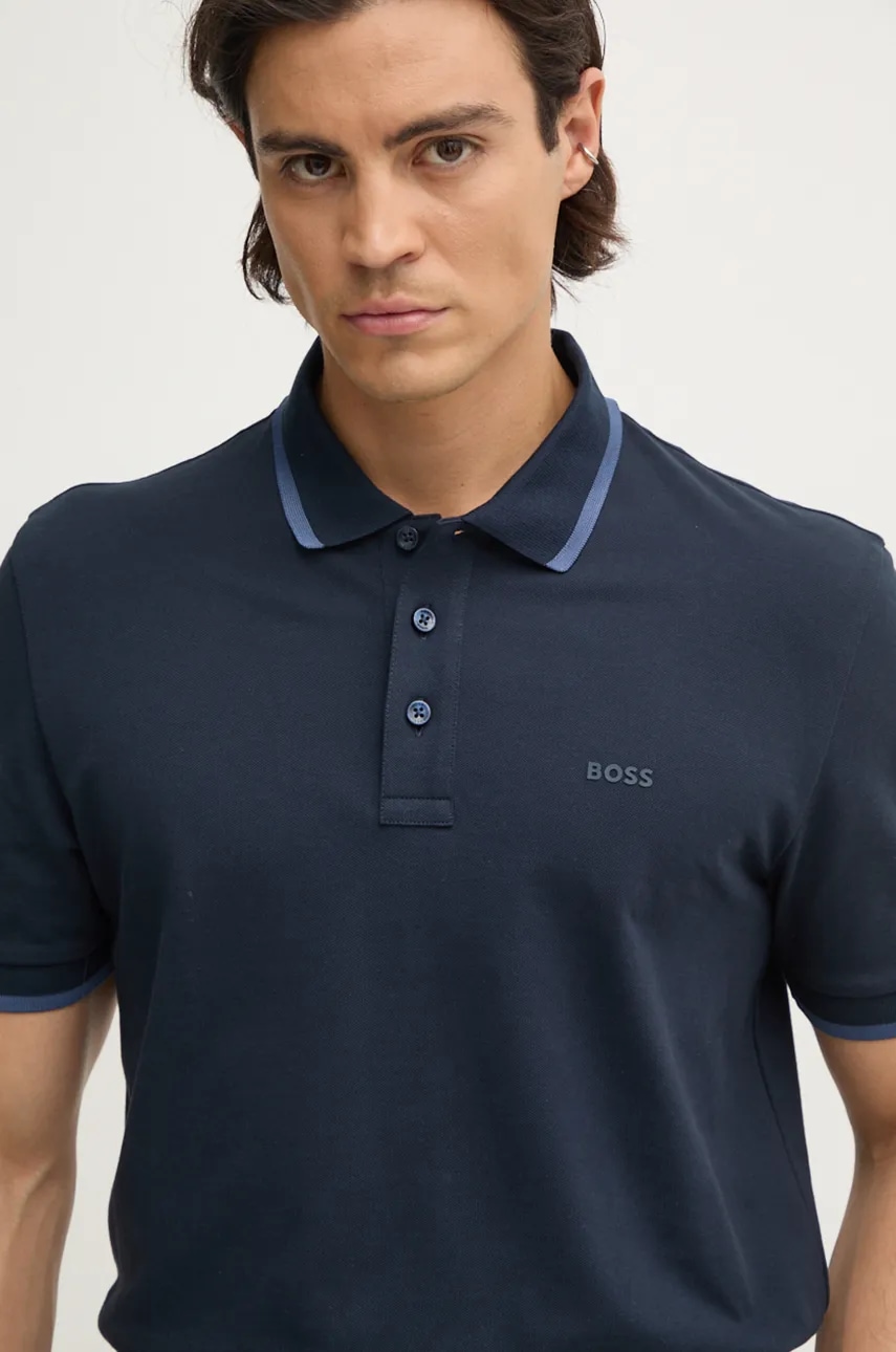 BOSS polo tričko pánske bavlnené Parlay 190