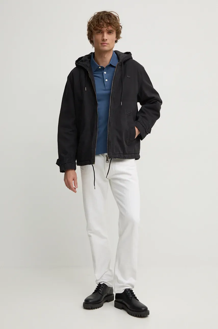 Лонгслив Tommy Hilfiger мужской цвет синий однотонный Лонгслив Tommy Hilfiger мужской цвет синий однотонный
