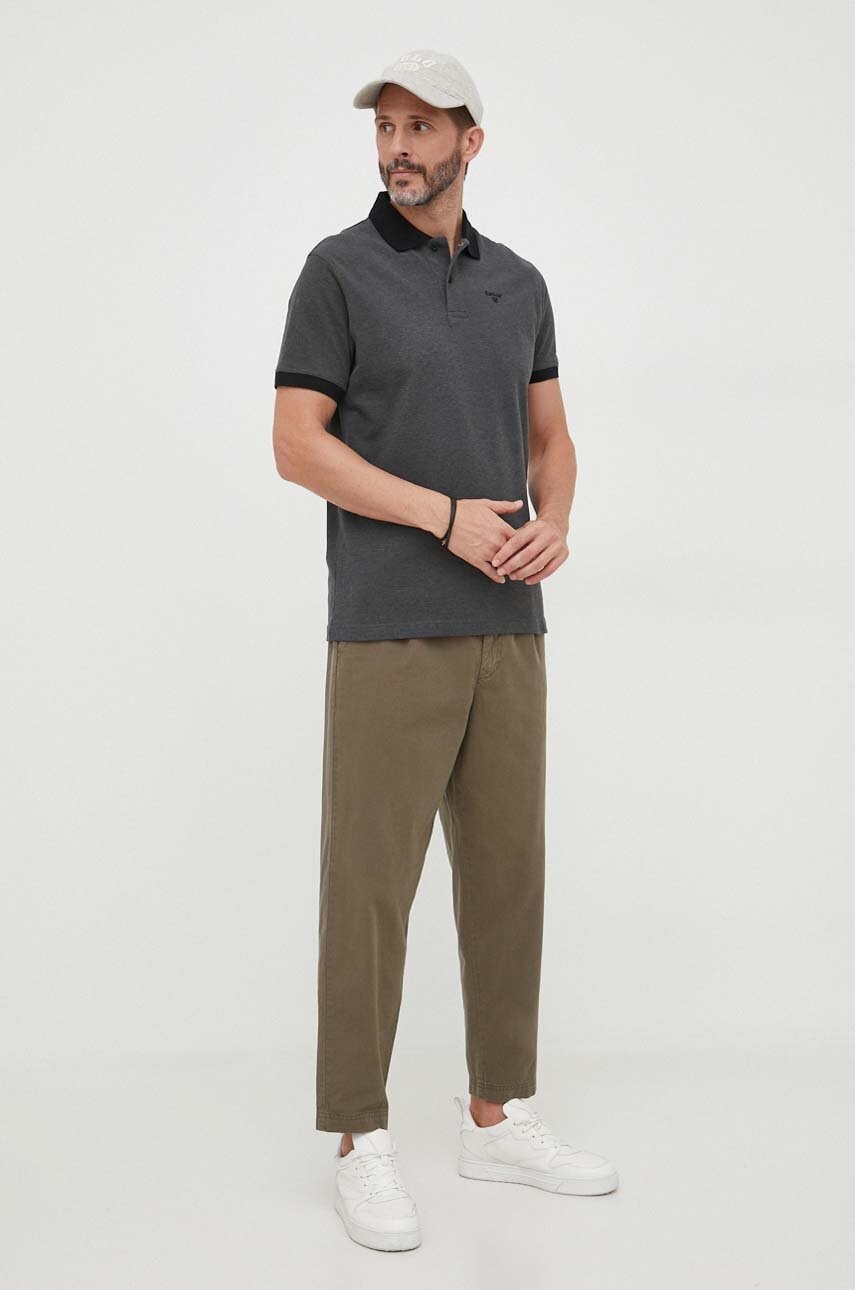 Bavlnené polo tričko Barbour
