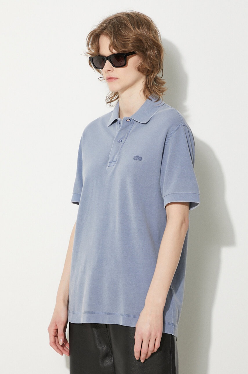 Бавовняне поло Lacoste однотонне PH3450 S0I 