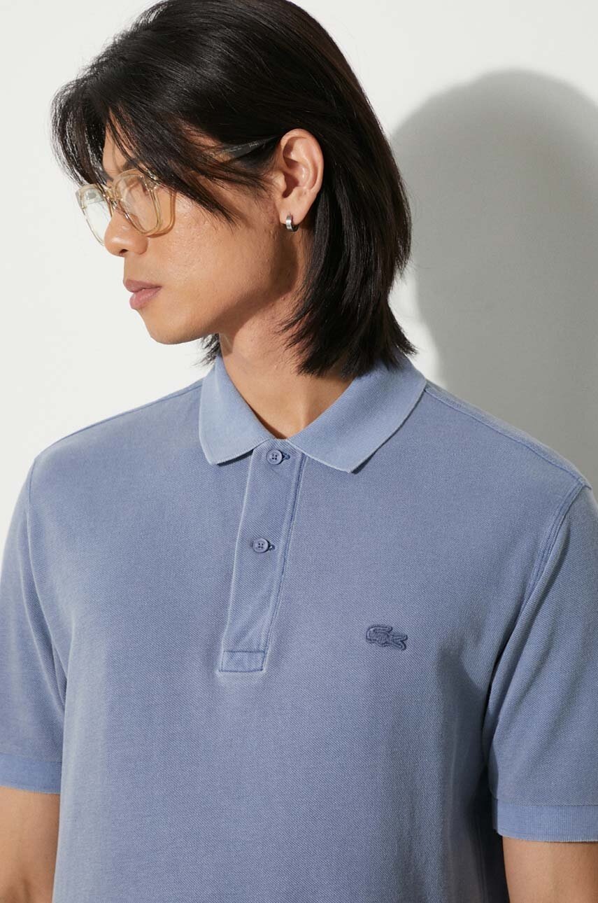 Бавовняне поло Lacoste однотонне PH3450 S0I 