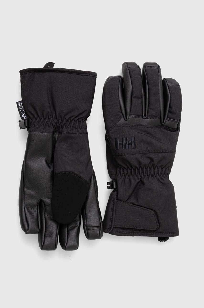 Lyžařské rukavice Helly Hansen All Mountain černá barva - černá - Podšívka: 100 % Polyester Výp