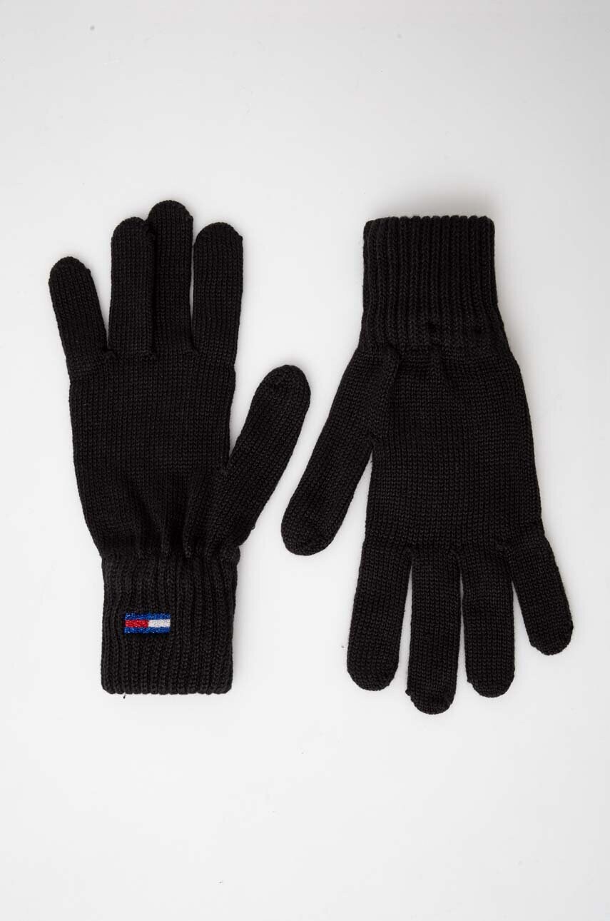 

Перчатки Tommy Jeans женские цвет чёрный