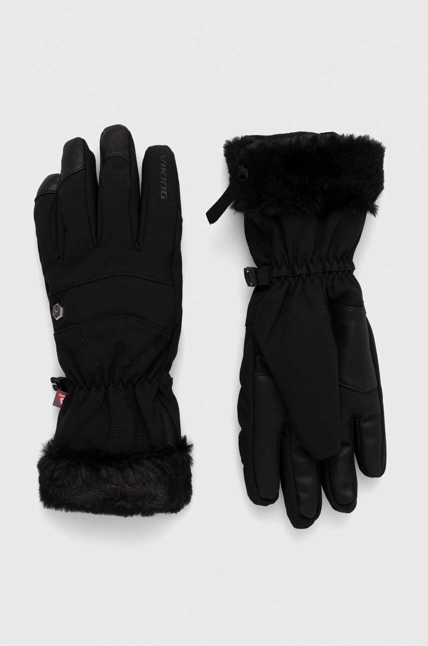 Viking manusi de schi Meris culoarea negru