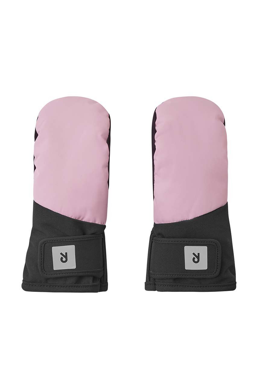 Dětské lyžařské rukavice Reima Lapases - růžová - Hlavní materiál: 59 % Recyklovaný polyamid