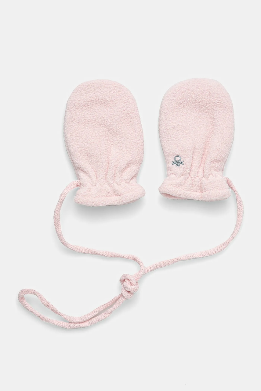 United Colors of Benetton manusi copii culoarea roz