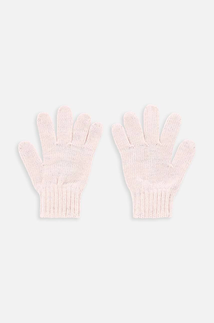 Dětské rukavice Coccodrillo růžová barva - růžová - 100 % Akryl