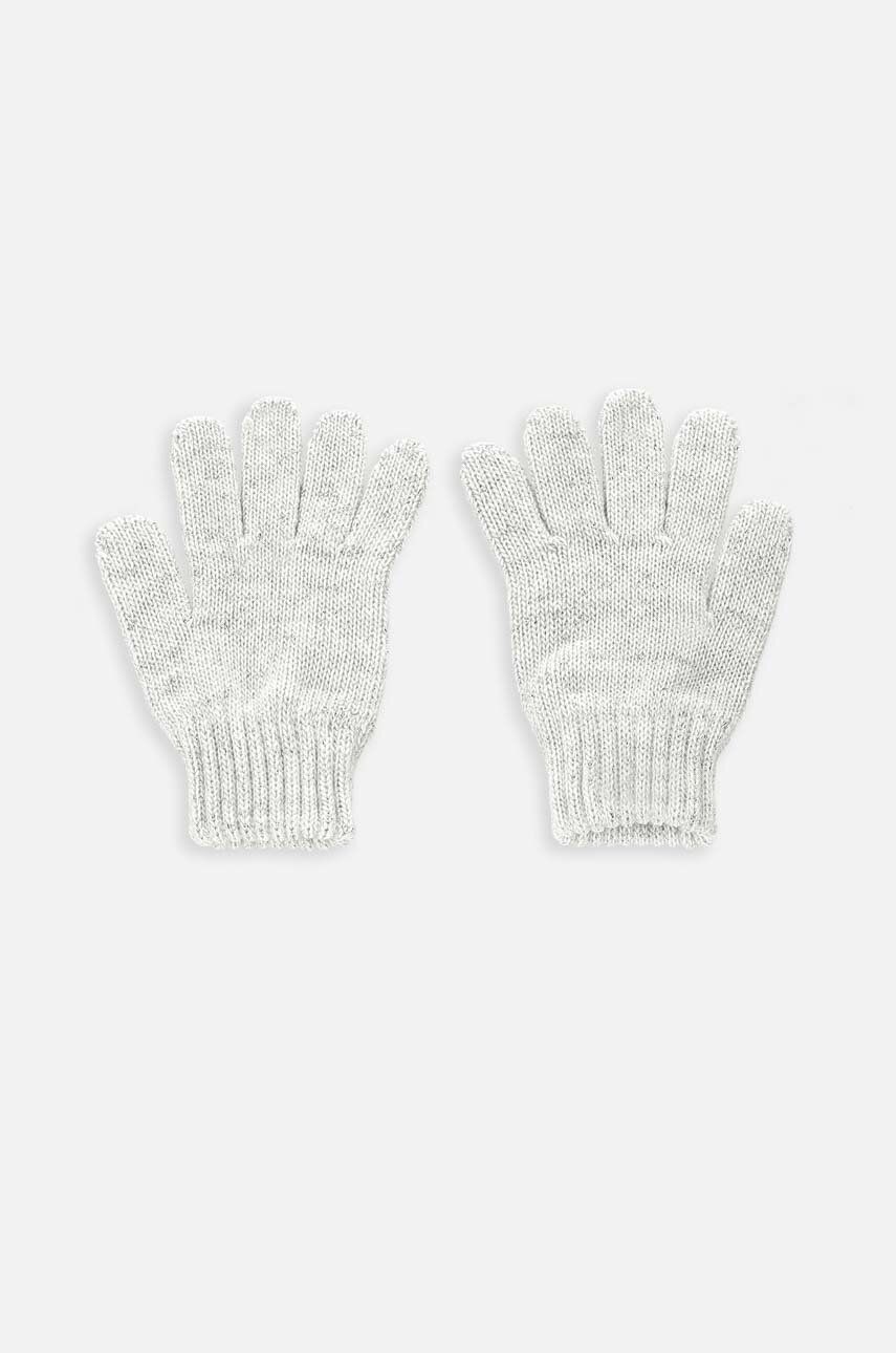 Dětské rukavice Coccodrillo šedá barva - šedá - 100 % Akryl