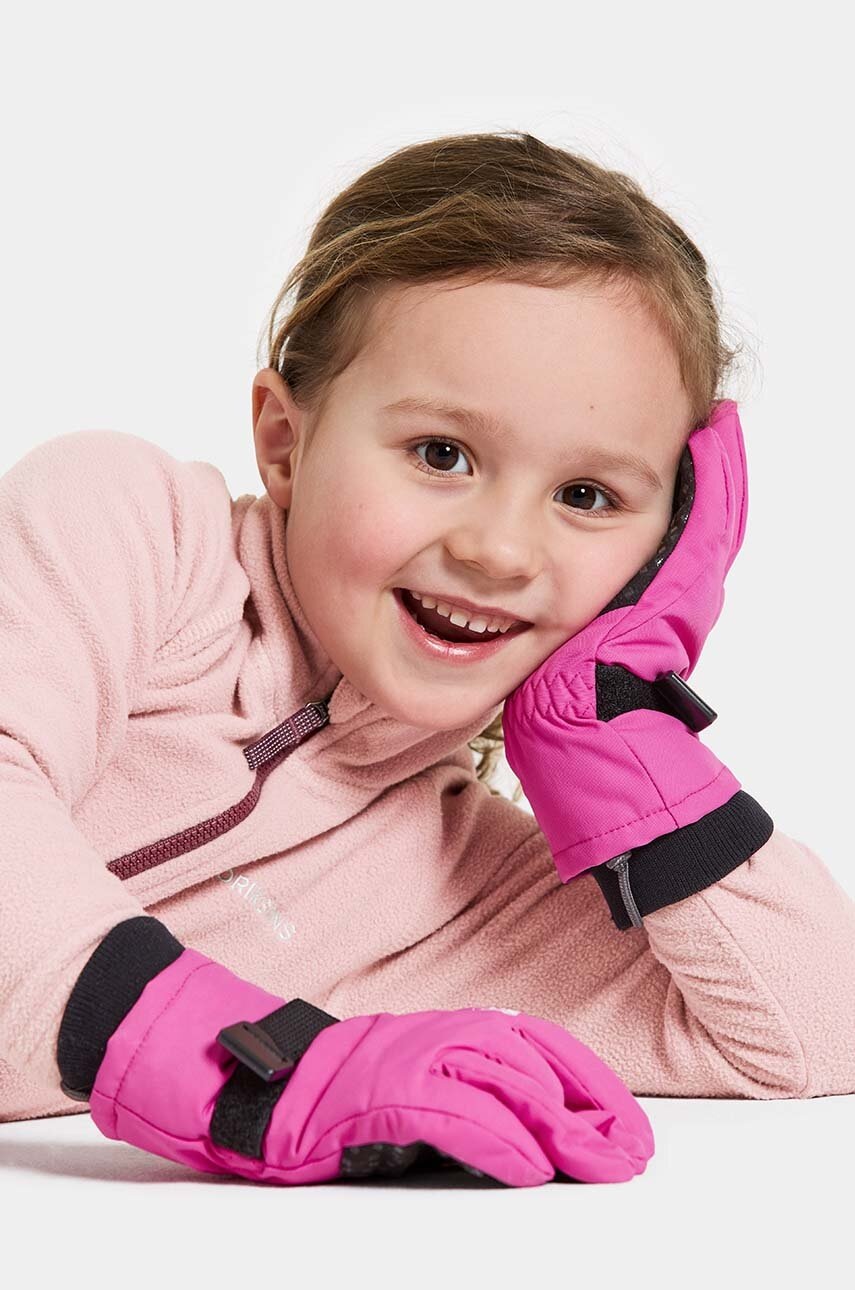 

Детски ски ръкавици Didriksons BIGGLES GLOVES, Розов