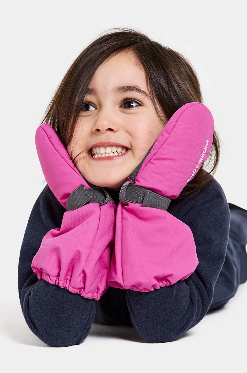 

Детски ски ръкавици Didriksons BIGGLES MITTEN, Розов