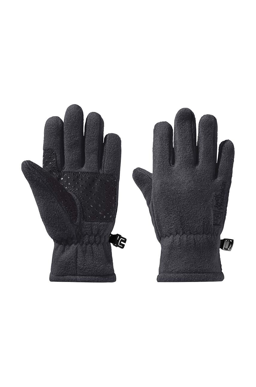 

Детски ръкавици Jack Wolfskin Fleece, Черен