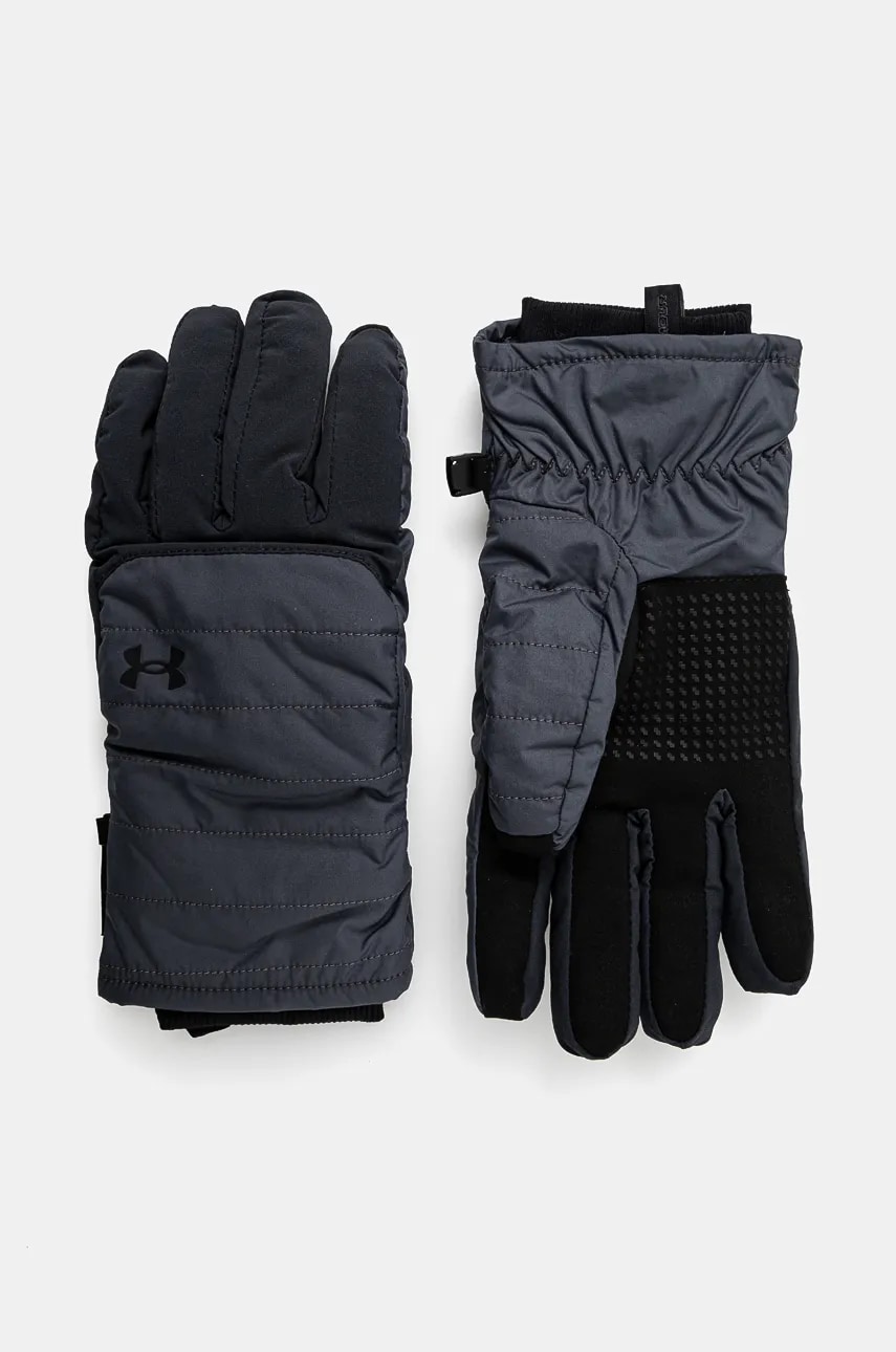 Under Armour manusi Storm Insulated barbati, culoarea gri Under Armour manusi Storm Insulated barbati, culoarea gri