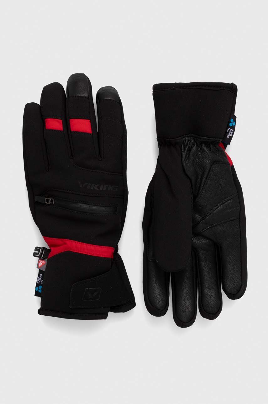 Lyžařské rukavice Viking Kuruk 2.0 černá barva - černá - Vnitřek: 100 % Polyester Materiál č. 1
