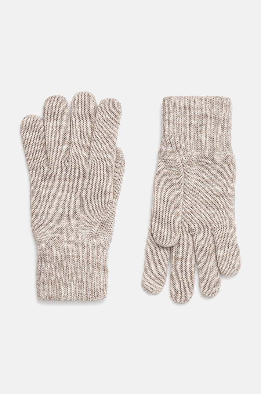 Colmar manusi din amestec de lana culoarea bej