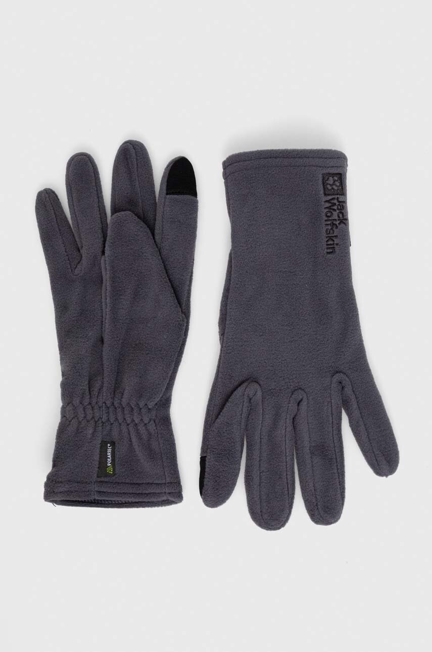 

Ръкавици Jack Wolfskin в сиво, Сив