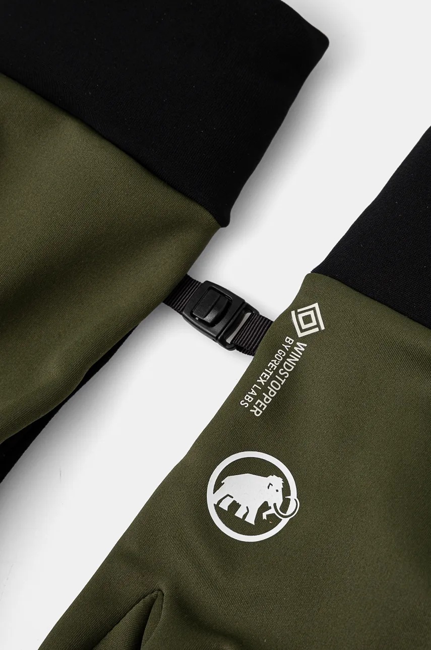 Рукавички Mammut Astro колір зелений 