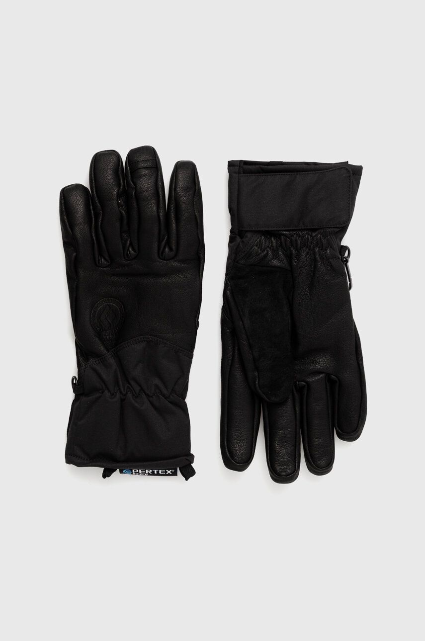 Lyžařské rukavice Black Diamond Tour černá barva - černá - Podšívka: 100 % Polyester Materiál č