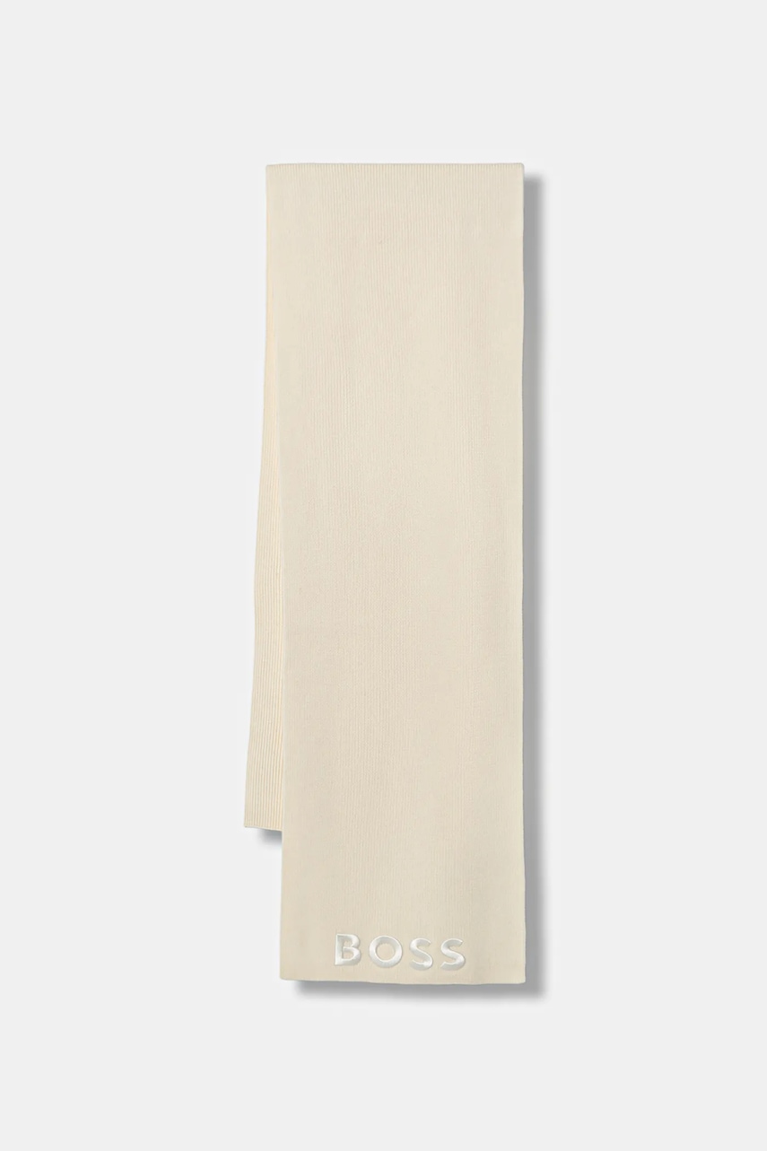 BOSS fular de lână Lara_scarf