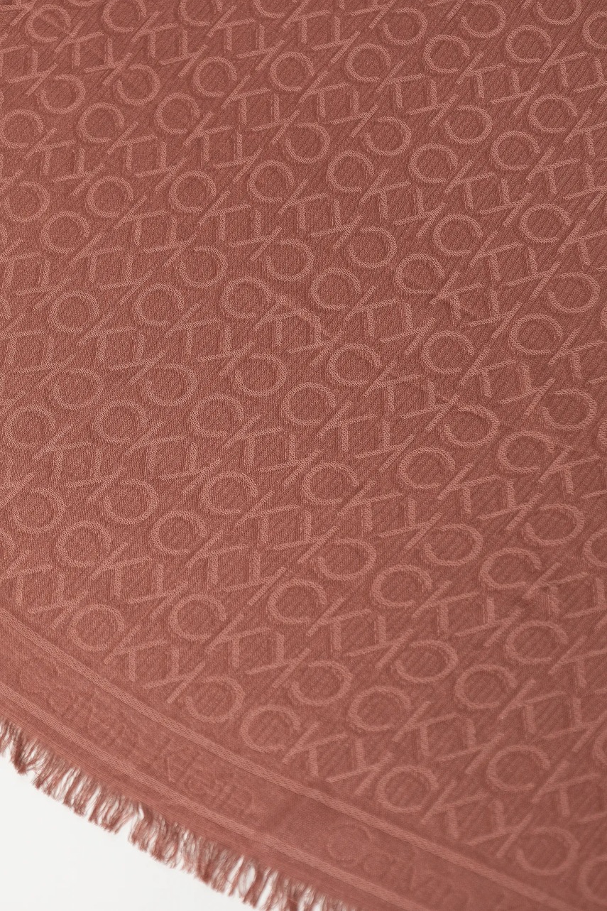 Платок Calvin Klein женский цвет розовый узор K60K608779 Платок Calvin Klein женский цвет розовый узор K60K608779