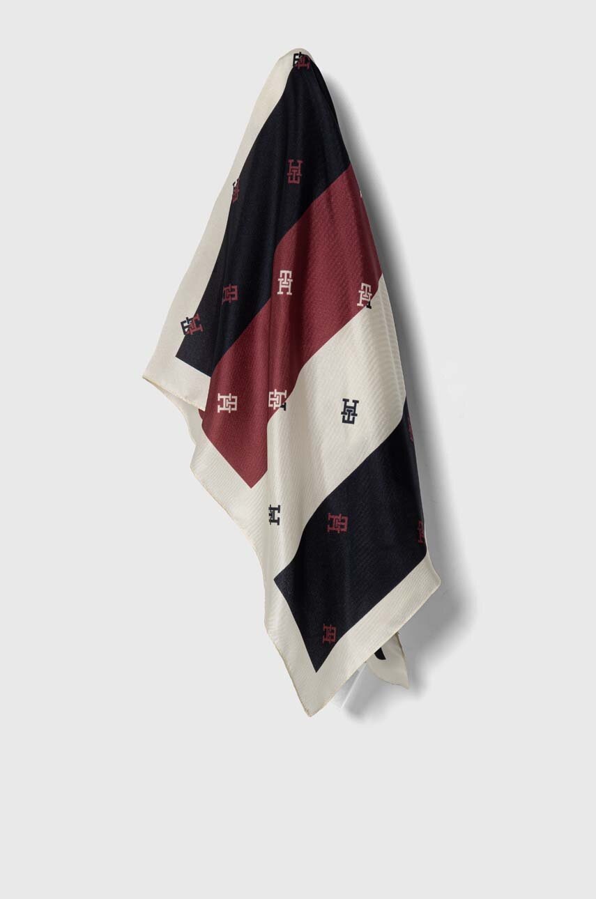 

Шарф Tommy Hilfiger женский цвет синий узор