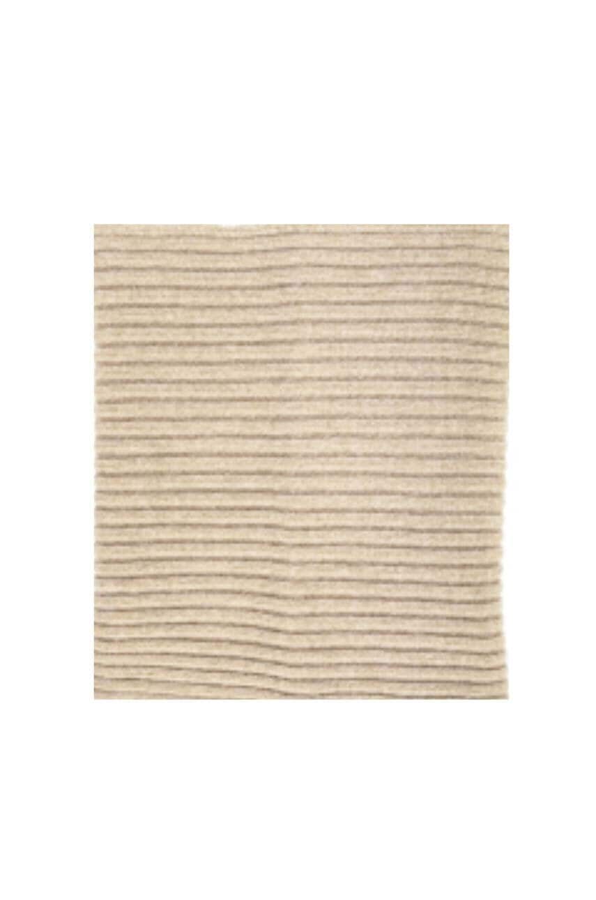 Jamiks fular circular copii OLE culoarea bej, neted