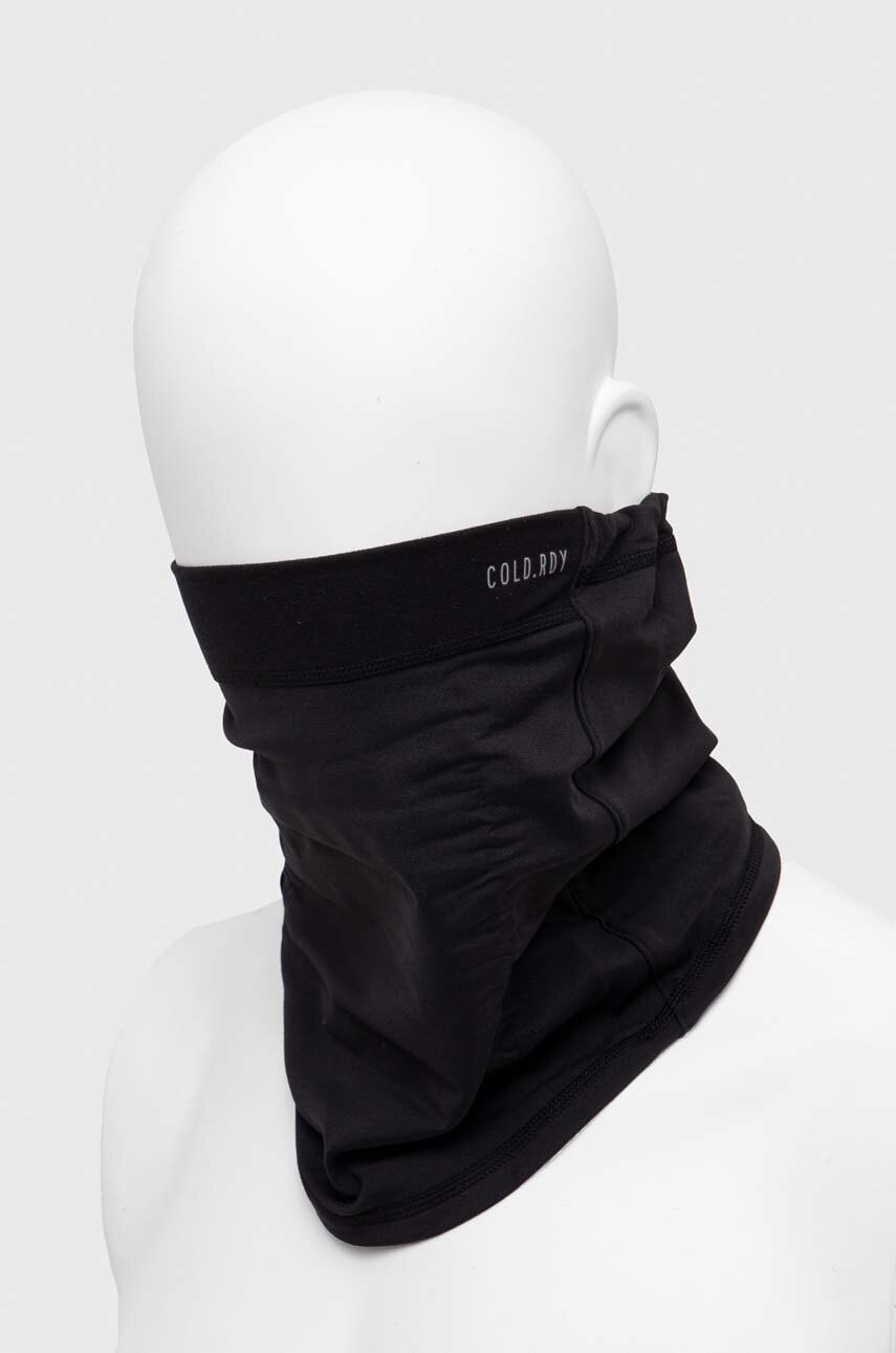 adidas Performance fular impletit culoarea negru, neted