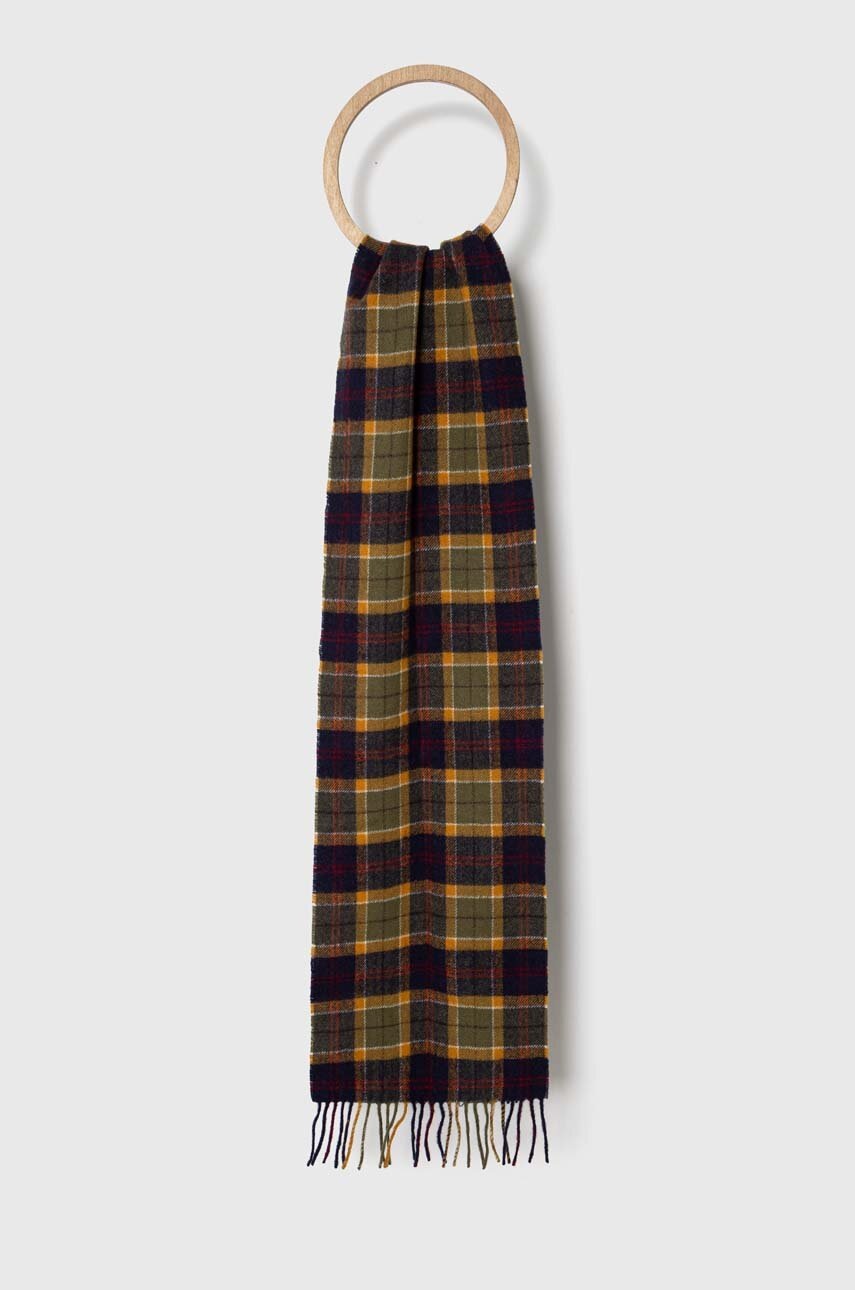 

Вълнен шал Barbour с десен, Многоцветен