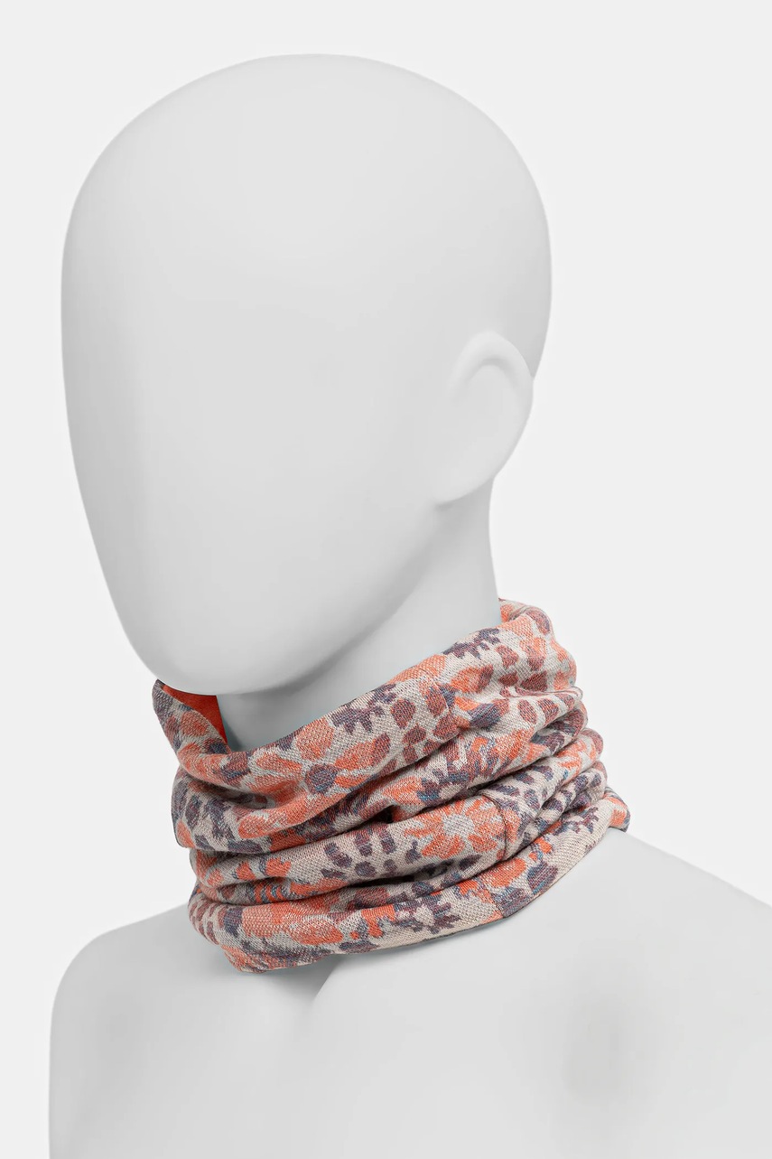 Двусторонний снуд Smartwool Thermal Merino Reversible цвет коричневый однотонный