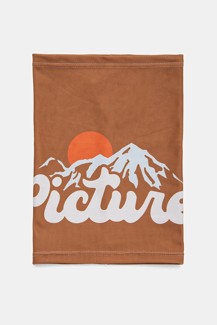 Picture fular impletit culoarea maro, modelator