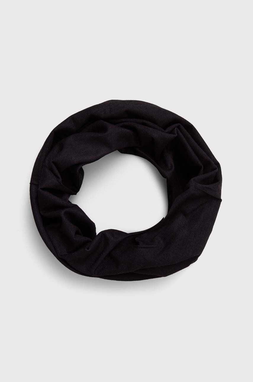 Nákrčník Black Diamond černá barva, vzorovaný - černá - 100 % Polyester