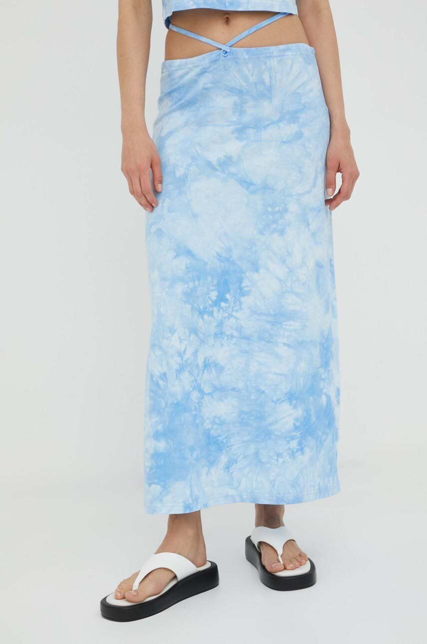Bavlněná sukně Résumé maxi - modrá -  100 % Bavlna