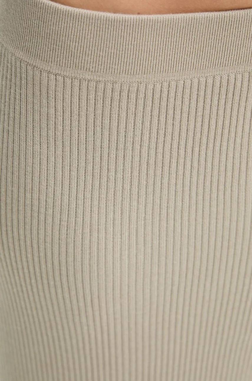 Μάλλινη φούστα Drykorn χρώμα: μπεζ φωτογραφία