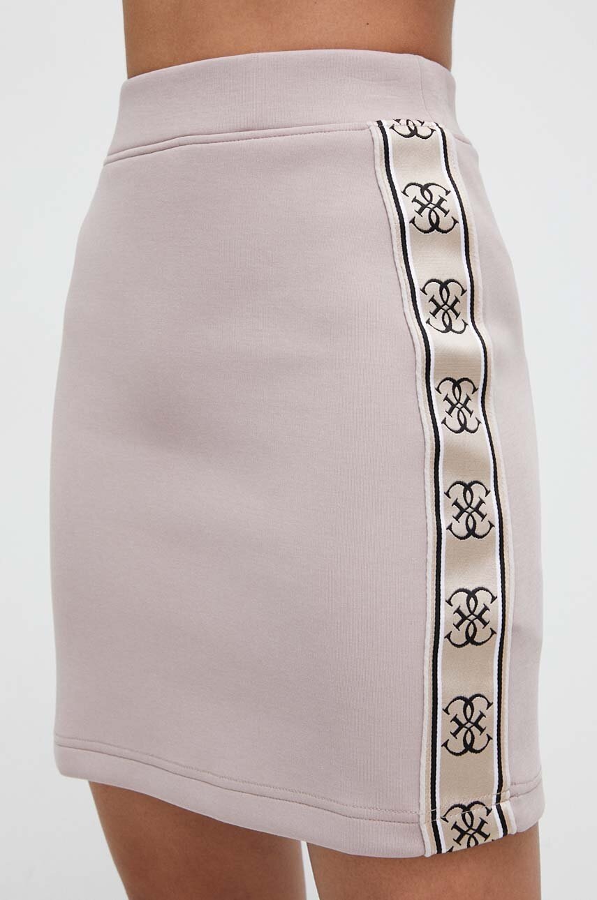 

Пола Guess CYMONE в лилаво къса разкроена V3BD03 KB3P2, Виолетов