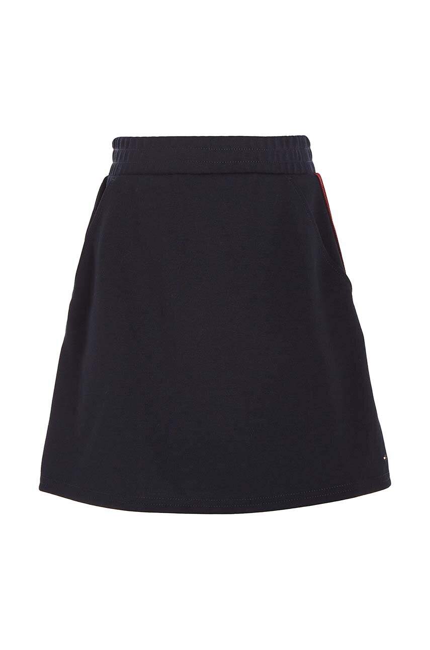 

Дитяча спідниця Tommy Hilfiger колір синій mini розкльошена