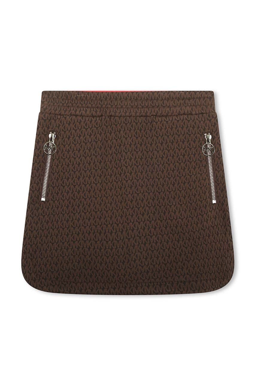 Детская юбка Michael Kors цвет коричневый mini прямая в Черкассах Детская юбка Michael Kors цвет коричневый mini прямая в Черкассах